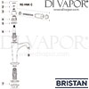 Bristan Renaissance High Neck Pillar Taps Spares